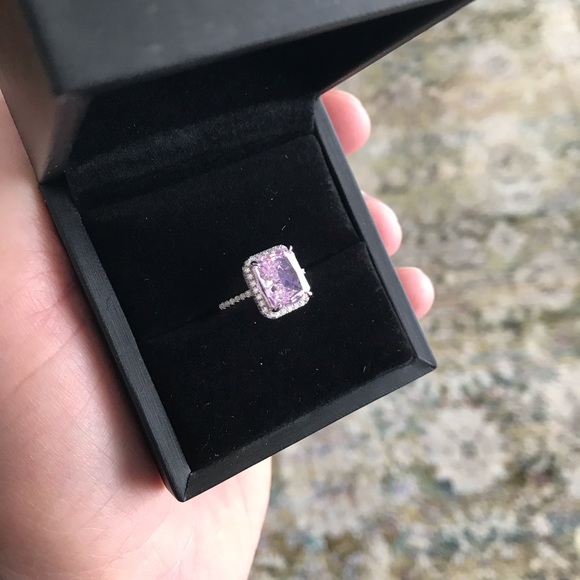 925 Sterling Silver Ring Pink Stone BRAND NEW FREE SHIP - Picture 5 of 12